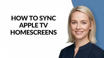 How to Sync Apple Tv Homescreens - Julia