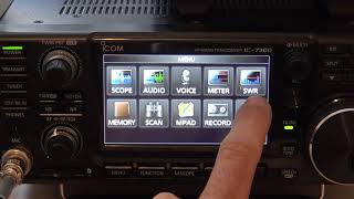 Icom 7300 SWR Graph, Feature Demonstration