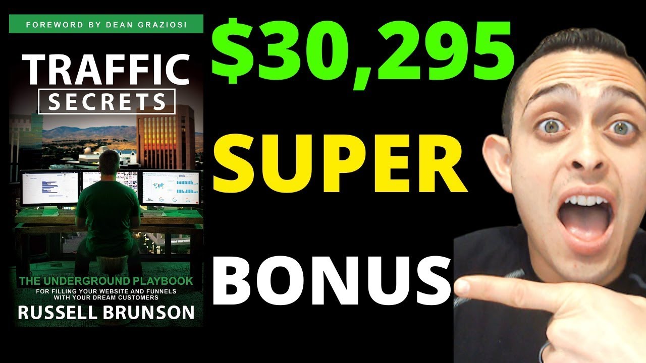 ($30,295+ In Bonuses) The Best Traffic Secrets Bonus Review (Russell Brunsons New Book)