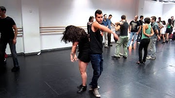 Zouk Lambada Israel & Studio B Tel-Aviv Level 4 With Yuval 26.10.2012