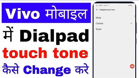 vivo phone me Dialpad touch tone change kaise kare।। change Dialpad touch tone in vivo phone