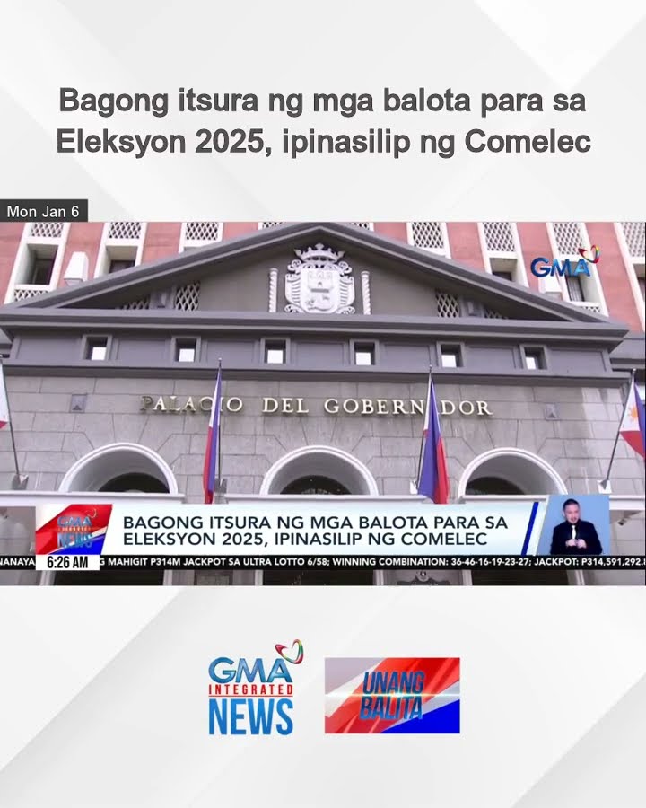 Bagong itsura ng mga balota para sa Eleksyon 2025, ipinasilip ng Comelec | Unang Balita