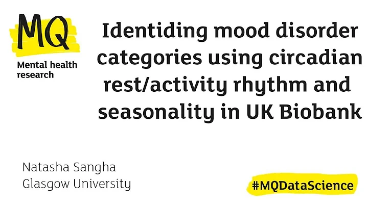 Natasha Sangha - Identifying mood disorder categories using circadian rest/activity rhythm