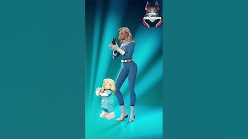 Thumbnail of *NEW* CHILDLIKE THINGS (FKA twigs & North West) EMOTE in FORTNITE (Chapter 6 Season 3) #shorts