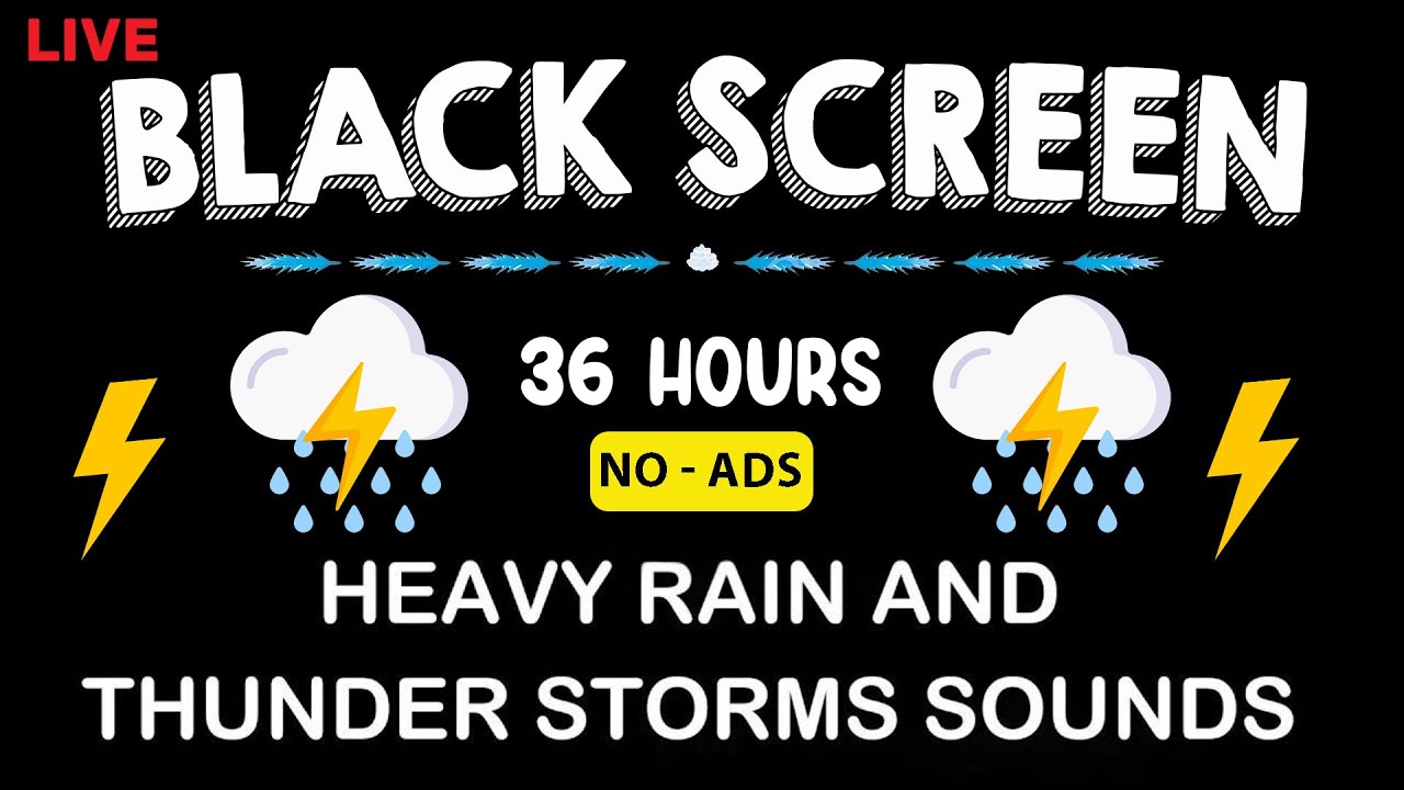 🔴 Defeat Insomnia in 3 Minutes - Gentle Rain Sounds for Focus and Restful Sleep