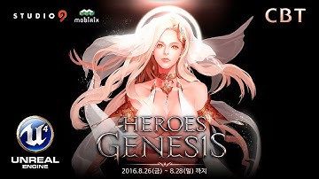 Heroes Genesis - lvl 1~10 Gameplay - CBT - Unreal Engine 4 - Mobile - F2P - KR