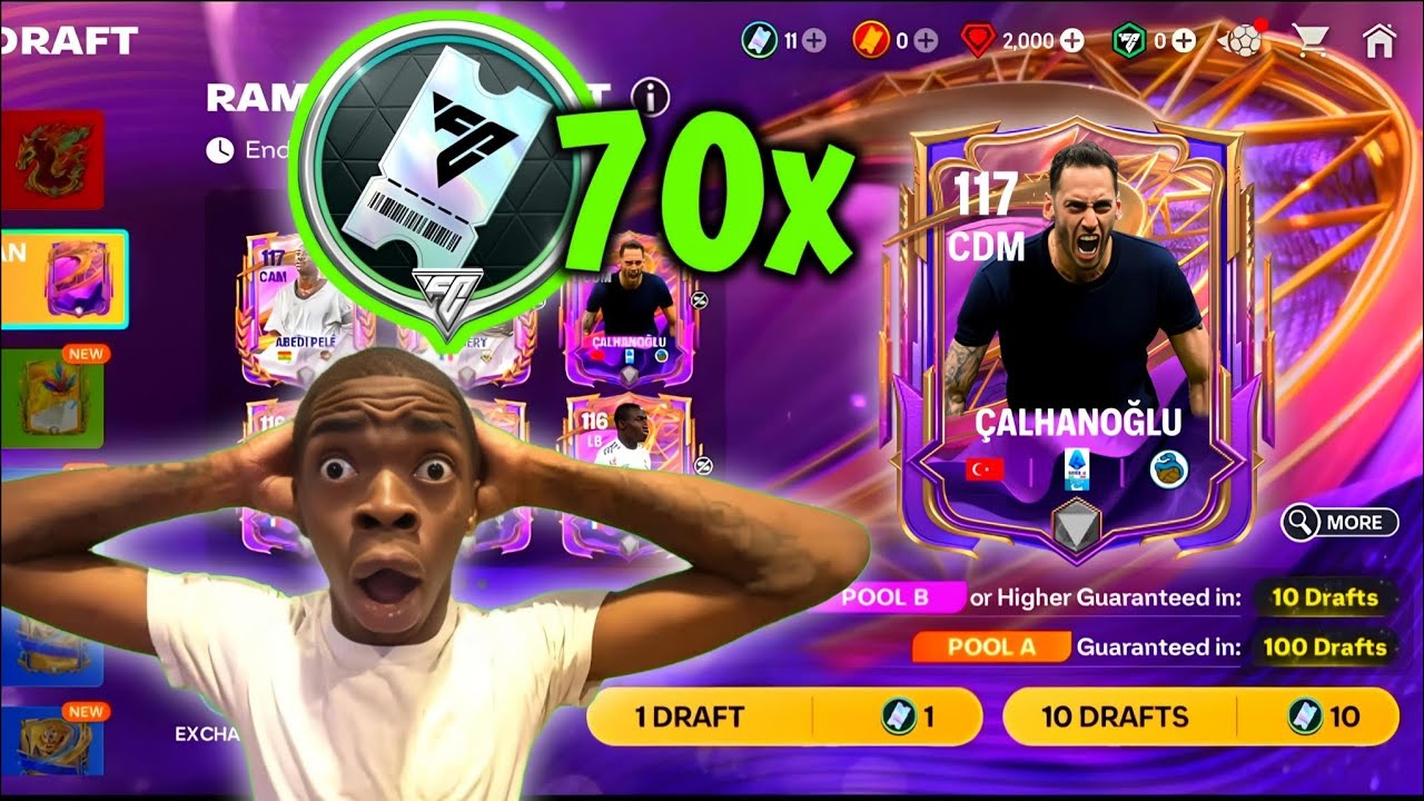 EA FC MOBILE 26 • Я открыл новый набор ваучеров Draft Voucher Pack 70x 