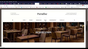 Video demo of Hotel Paradise joomla template