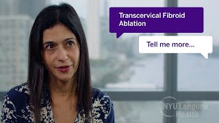 Tell Me More: Transcervical Fibroid Ablation