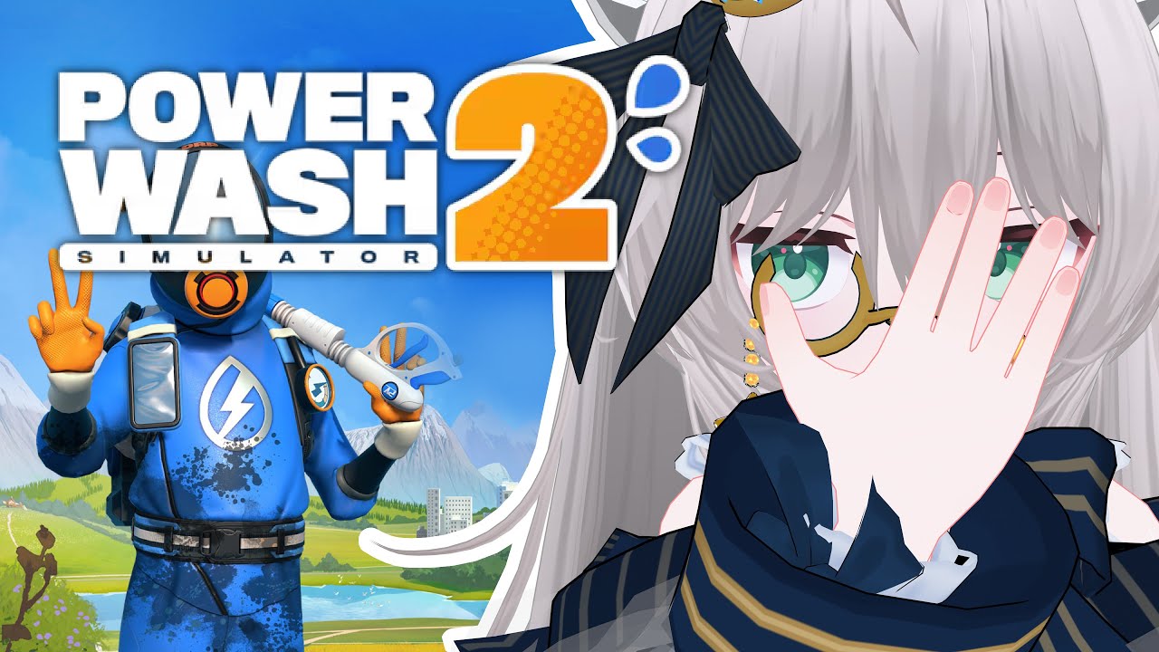 【PowerWash Simulator 2】 This VoD💦 is already sweating 😏 let's talk and ...