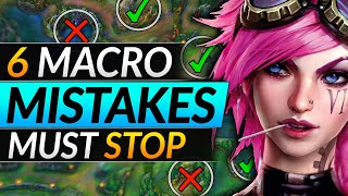 6 WORST MACRO Mistakes Every Jungler Makes - Challenger Tips and Tricks - LoL Pro Guide