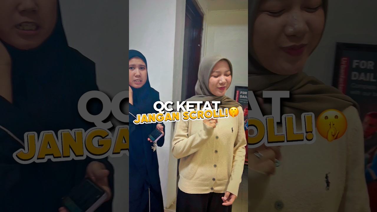 QC nya udah kayak mantan yang perfeksionis salah dikit langsung dicatet 🤣 