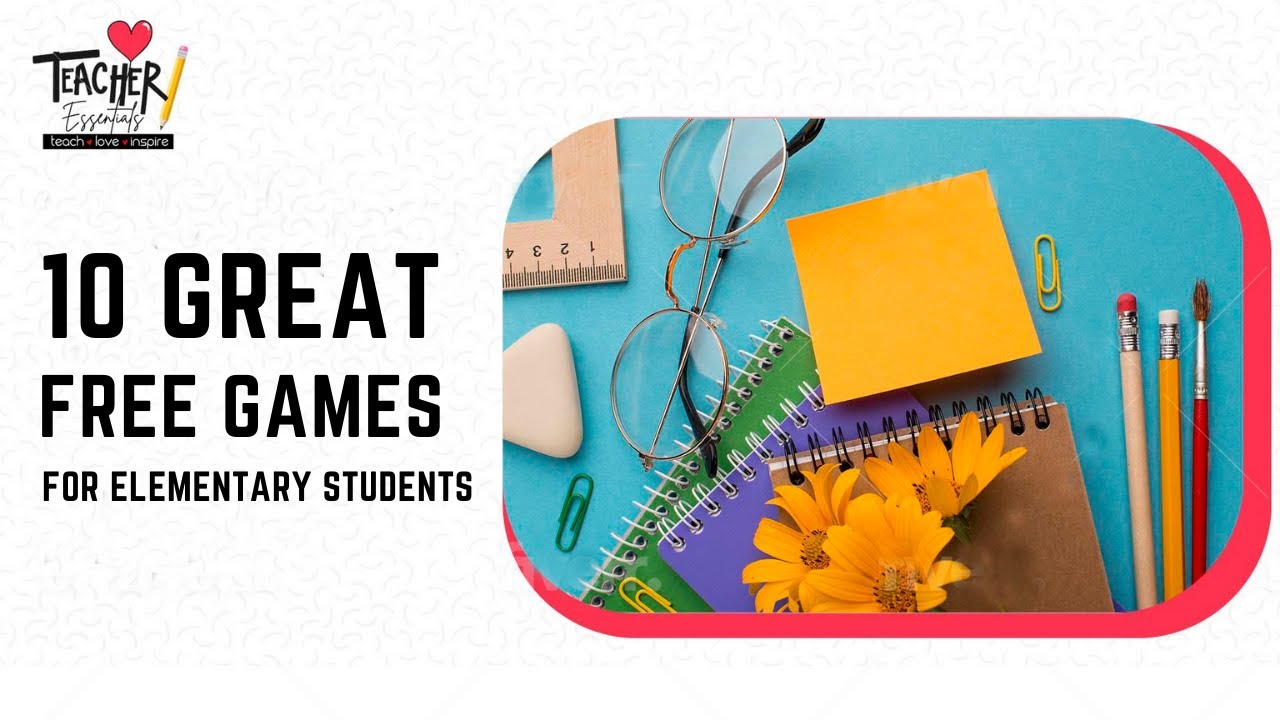 10 Great Free Games For Elementary Students Kids Educational Game