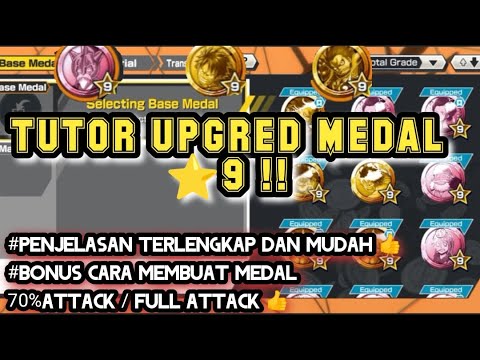 TUTORIAL UPGRED MEDAL ⭐9 (CARA TERLENGKAP DAN MUDAH 👍) | ONE PIECE BOUNTY RUSH