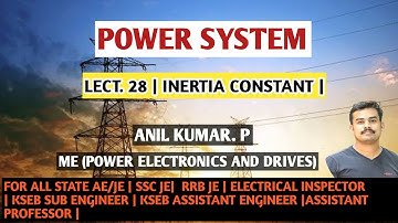 LECT. 28 |  INERTIA CONSTANT |