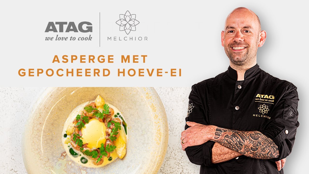 ASPERGE MET GEPOCHEERD HOEVE-EI