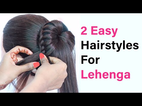 easy-bun-hairstyle-for-girls-||-wedding-&-function-bun-hairstyles-||-simple-bun-hairstyles