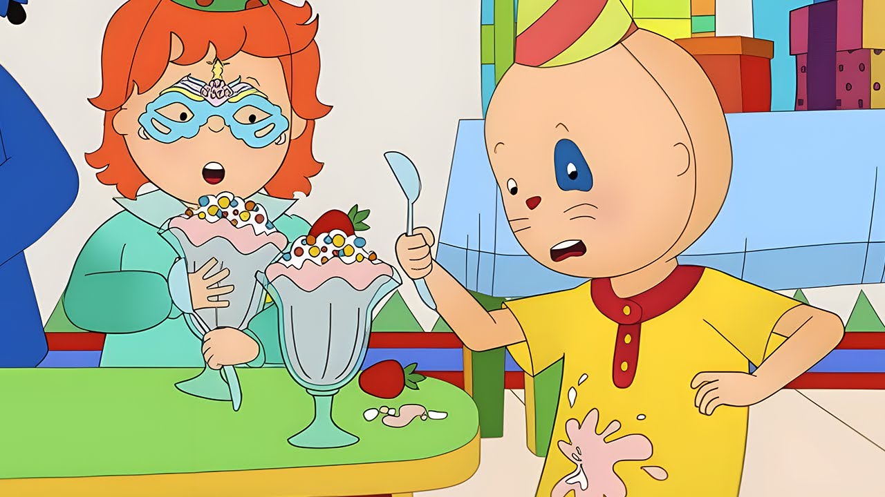 Caillous große Geburtstagsfeier | Die Neuen Abenteuer von Caillou - YouTube