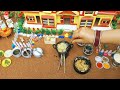 Miniature Potato Snack Recipe | Potato Chaat | Tiny Mirha's Kitchen |
