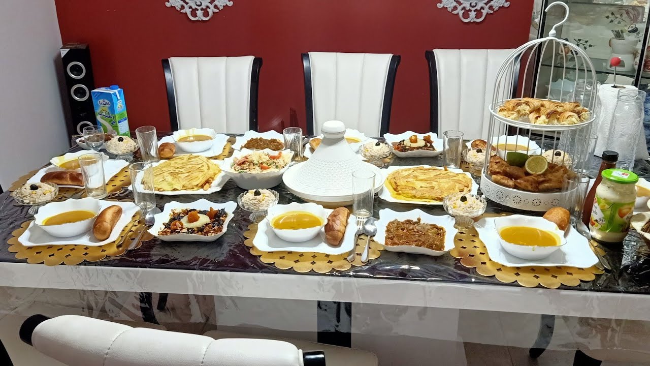 طاولة أول يوم من رمضان🌙️❤أطباق عصرية|2020