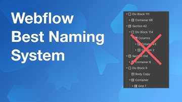 Best Webflow Naming and Building System