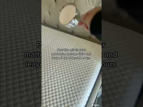 Mattress cleaning hack using just a few ingredients! Your bed will ...