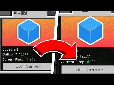 How to Minimize PING in MCPE servers 1.19!