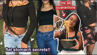 how i eat EVERYTHING i want and STILL stay fit + have abs: quarantine workout routine