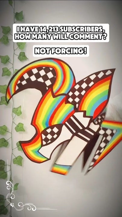 I have 14,213 subscribers. How many will comment? - || Paper Dragon Puppet ||