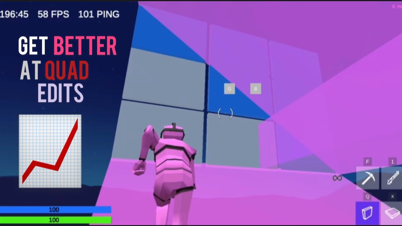 How to master quad edits in Fortnite/1v1.lol fortnite gaming 