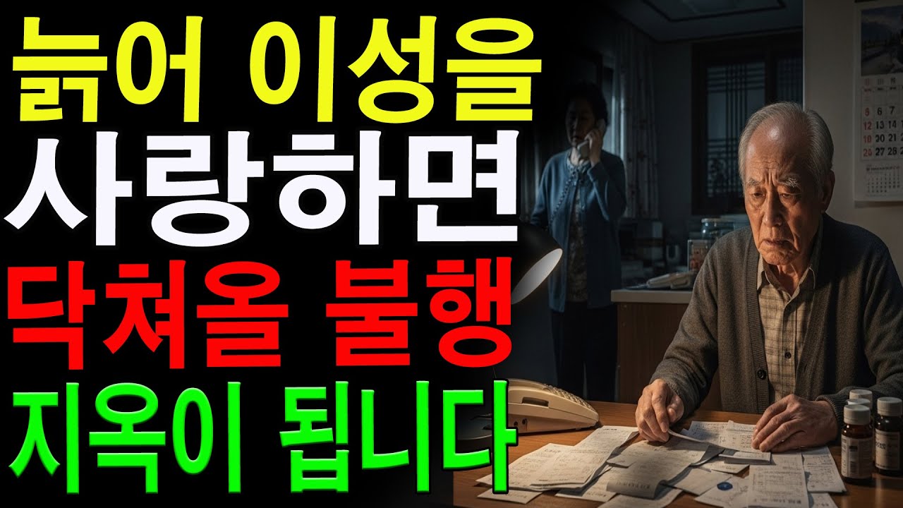 노년의 사랑이 왜 고통이 되는가? 6가지 현실적 이유|노년의 지혜| 노후 건강|자연 치유|건강과 장수|