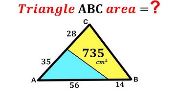 Can you find area of the Triangle ABC? | (Justify) | #math #maths | #geometry