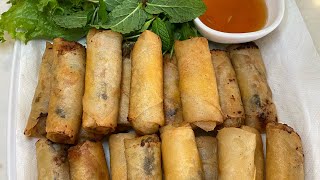 Vietnamese Egg Rolls Fried And Air Fried Myhealthydish