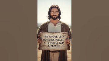 Thumbnail of ~%#*The verse of the day#James 5:16#the prayer of *^%a righteous person #%is powerful and effective.