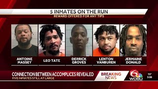 One week later, five escaped New Orleans inmates remain on the run
