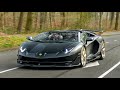 Lamborghini aventador lp7704 svj novitec torado  revs flames and insane accelerations