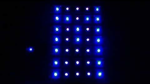 The mbed ShiftBrite array