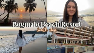 Bogmalo Beach Resort Goa Tour + Vlog | Best Beachside Resort in South Goa? | Divya V