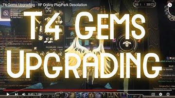 T4 Gems Upgrading - RF Online PlayPark Desolation