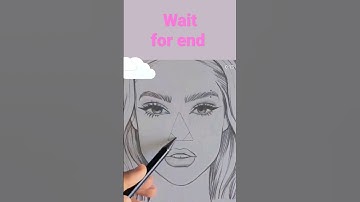How to draw a nose 😱 #youtube