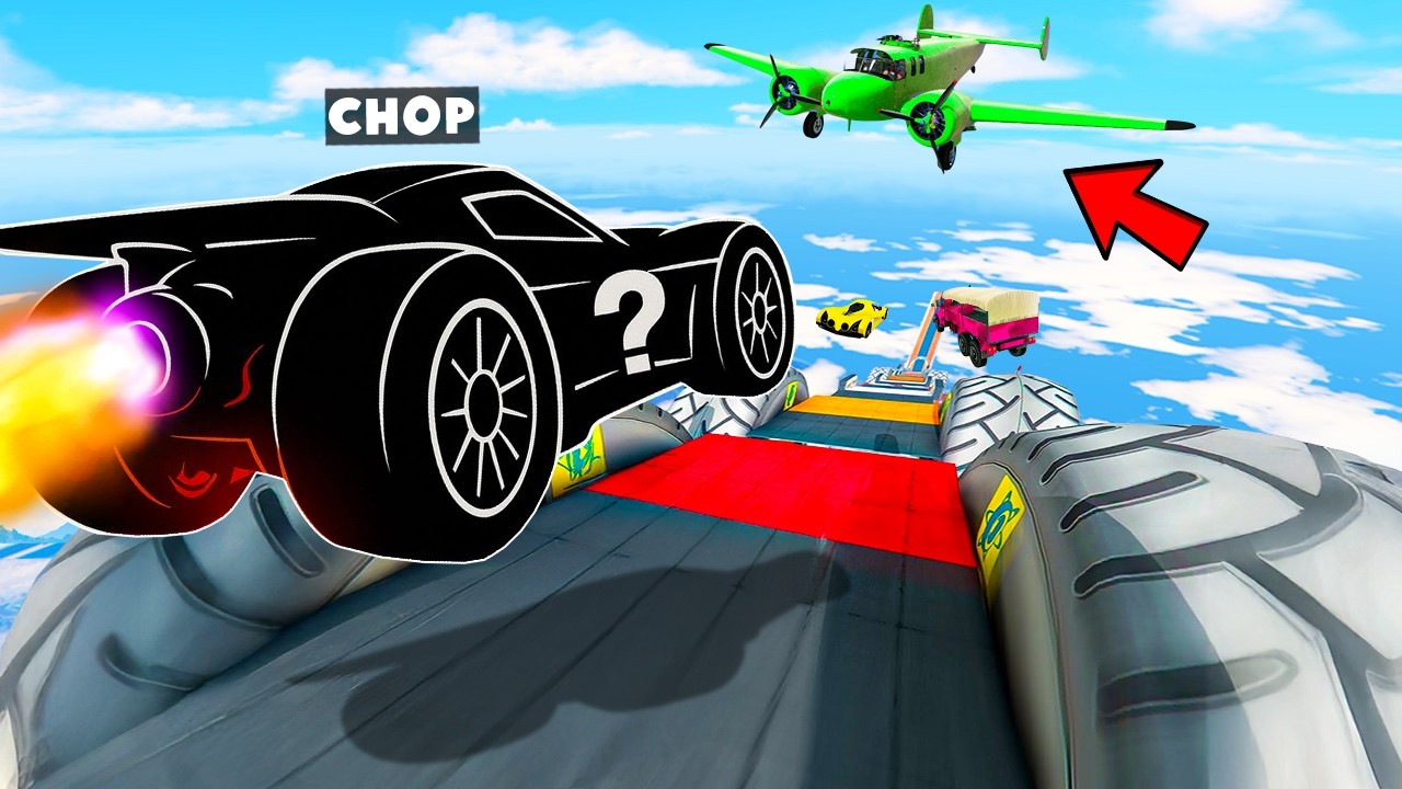 GTA 5 CHOP FLIES BY ON TOP OF MYSTERY MEGA RAMP CHALLENGE GTA 5 CHOP FLIES BY ON TOP OF MYSTERY MEGA RAMP CHALLENGE