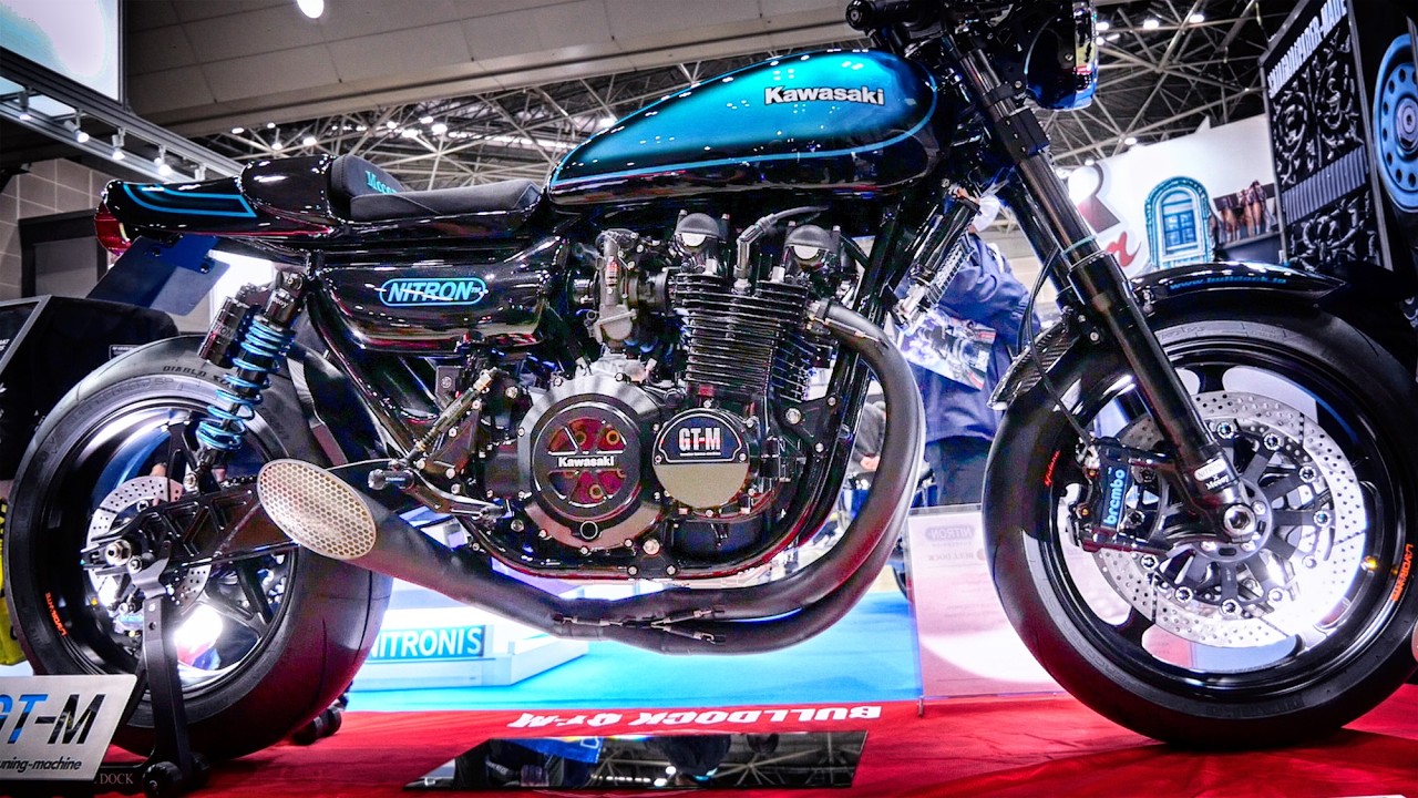 MOB変更 KAWASAKI Z1 Custom Bike by BULL DOCK GT-M - YouTube