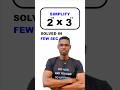 Solved in seconds #earlsamm #maths