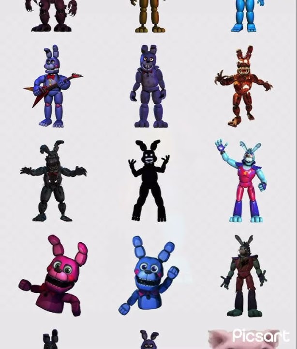 BONNIE MURGE #fnaf #fivenightsatfreddys #fivenightsatfreddy #bonnie (APP NAME PICSART)
