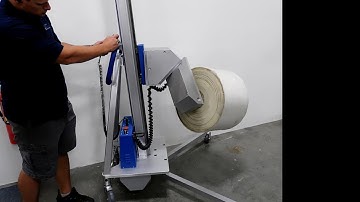 Ergo Tranz Expandable Mandrel End Effector for Roll Handling