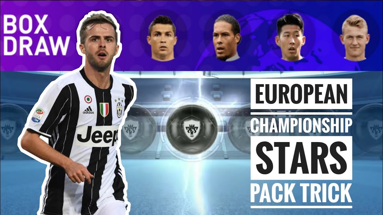 Black Ball Trick In European Championship Stars Pack | Pes 2019