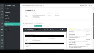 Applicant Tracking - Viewing & Managing Applicants