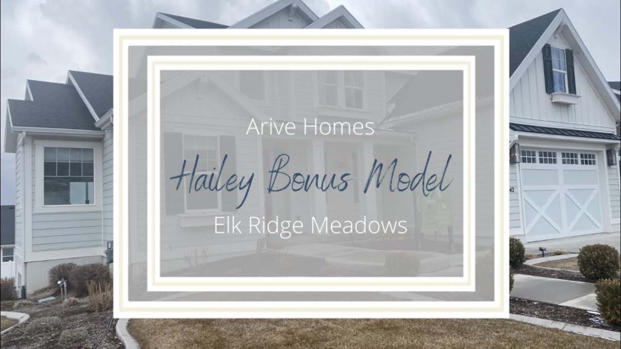 Arive Homes Hailey Model Elk Ridge, UT YouTube
