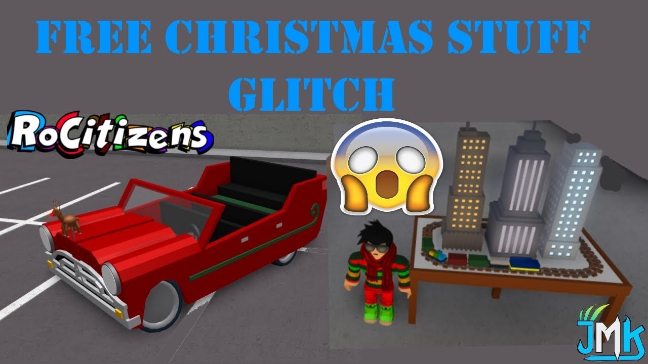 Roblox Rocitizens How To Get The Sleigher Car And The Train Table Glitch New Christmas Update Youtube