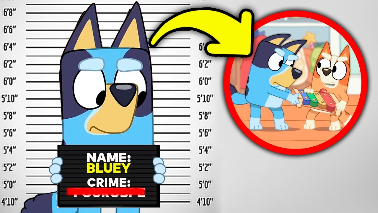 What If the CHARACTERS from BLUEY Got Fined for Their CRIMES! - YouTube